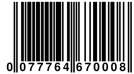 0 077764 670008