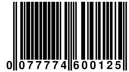 0 077774 600125