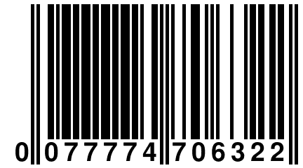 0 077774 706322