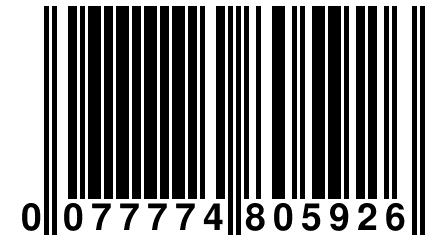 0 077774 805926