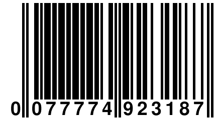 0 077774 923187