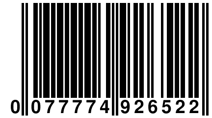 0 077774 926522