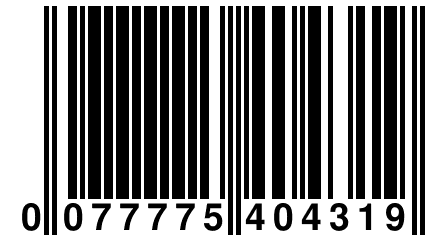 0 077775 404319