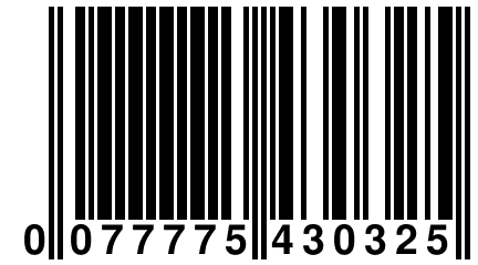 0 077775 430325