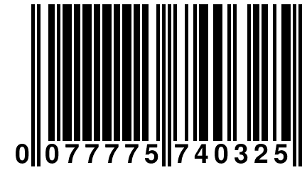 0 077775 740325