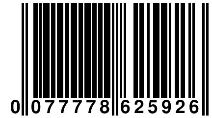 0 077778 625926