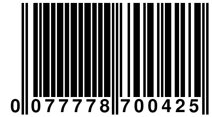 0 077778 700425