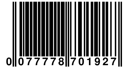 0 077778 701927