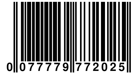 0 077779 772025