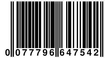 0 077796 647542