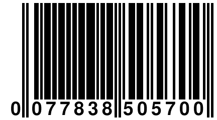 0 077838 505700