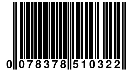 0 078378 510322