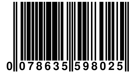 0 078635 598025