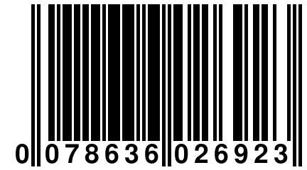 0 078636 026923