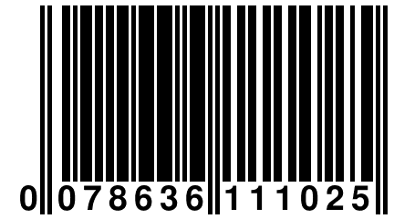 0 078636 111025