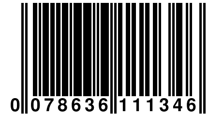 0 078636 111346
