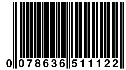 0 078636 511122