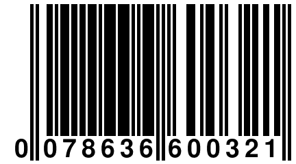 0 078636 600321