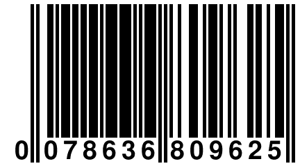 0 078636 809625