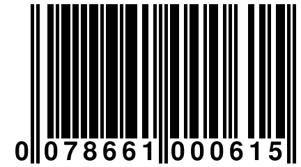 0 078661 000615