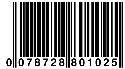 0 078728 801025