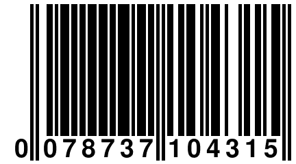 0 078737 104315