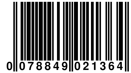 0 078849 021364