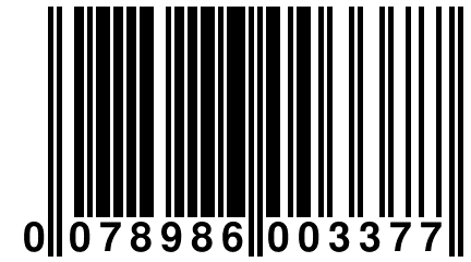 0 078986 003377