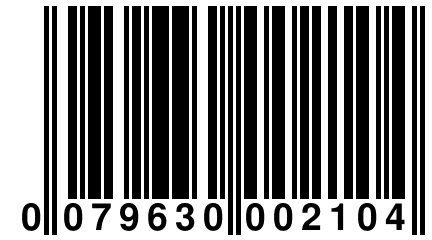 0 079630 002104