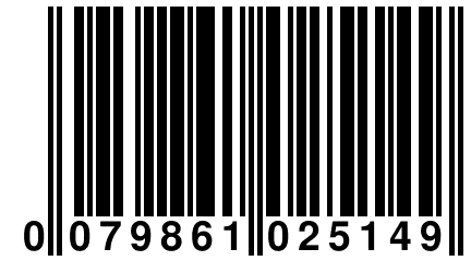 0 079861 025149