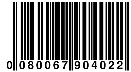 0 080067 904022