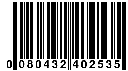 0 080432 402535