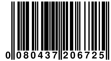 0 080437 206725