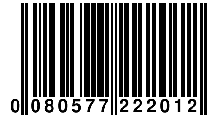 0 080577 222012