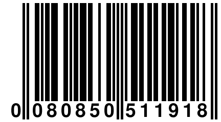 0 080850 511918