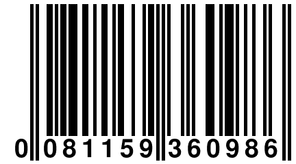 0 081159 360986