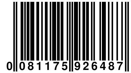 0 081175 926487