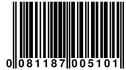 0 081187 005101