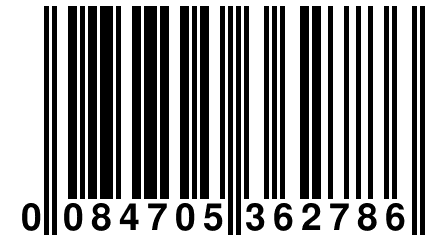 0 084705 362786