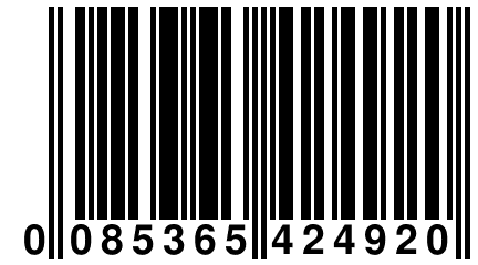 0 085365 424920