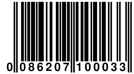 0 086207 100033