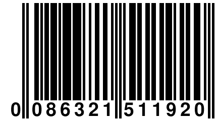 0 086321 511920