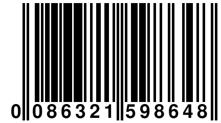 0 086321 598648