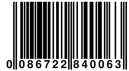 0 086722 840063