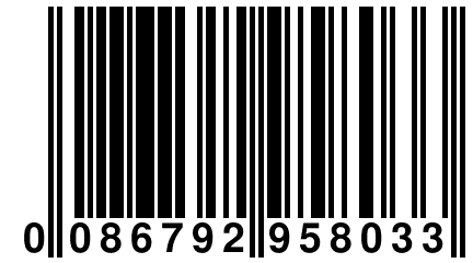 0 086792 958033