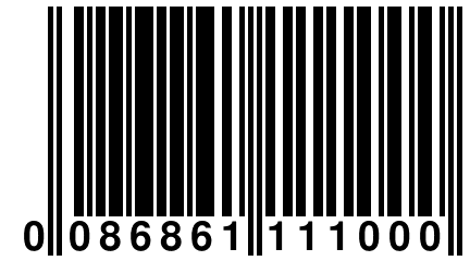 0 086861 111000