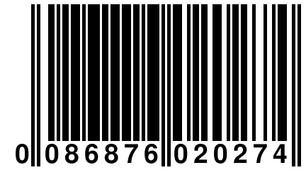 0 086876 020274