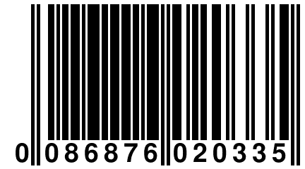 0 086876 020335