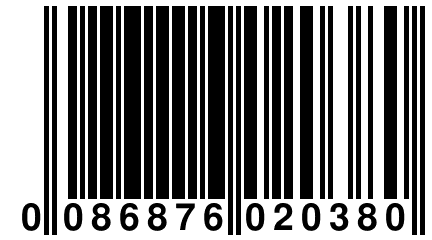 0 086876 020380