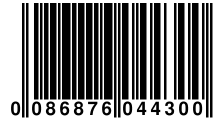 0 086876 044300